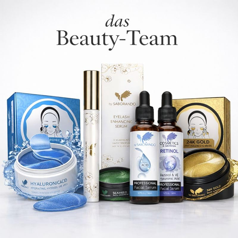 Korean Skincare 60 Stück Algen Augenpads | Gegen Augenringe & Falten, Augenmaske Mit Kollagen & Hyaluron, Gesichtspflege Gegen Tränensäcke, Feuchtigkeitsspendende Augenpflege Pads by