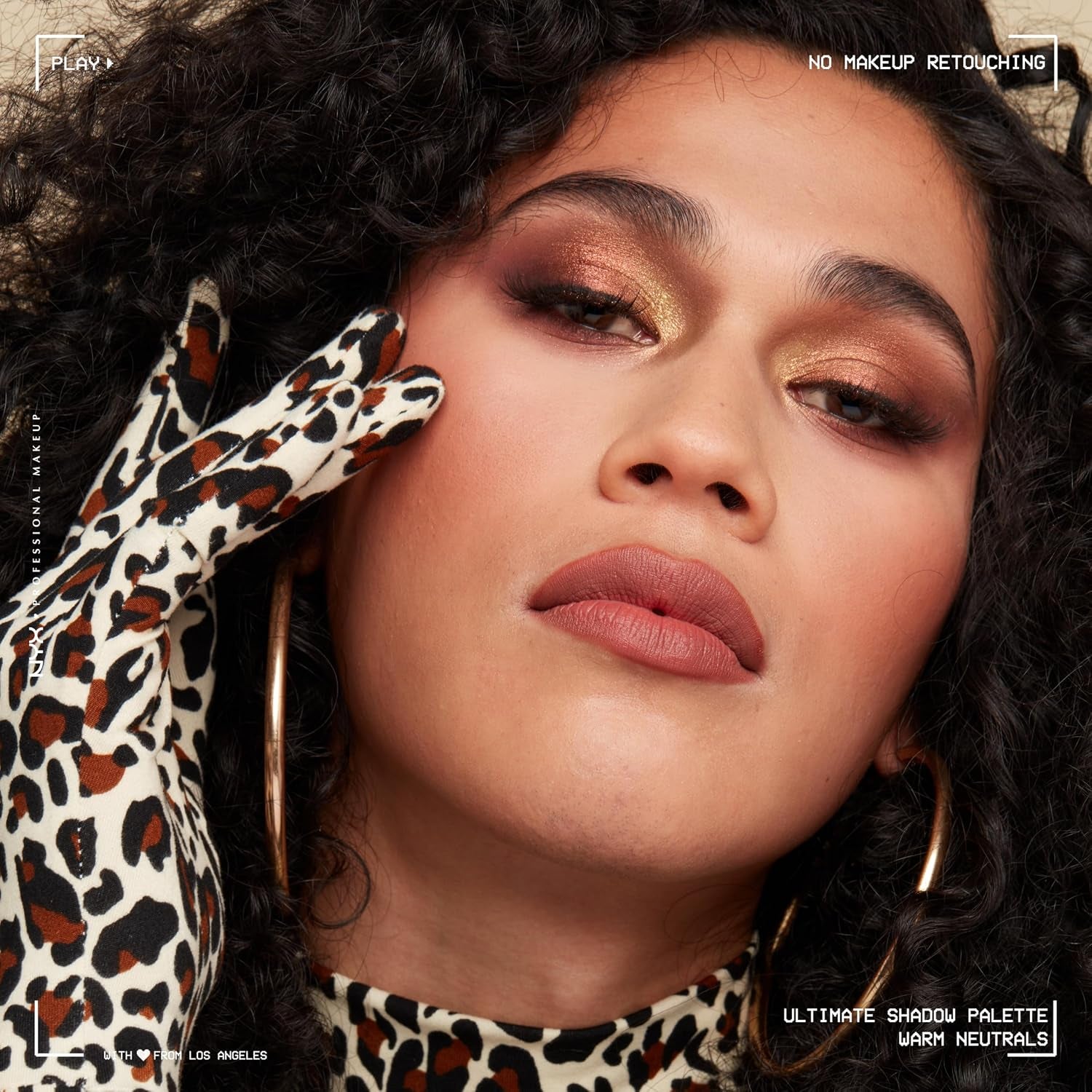 NYX Professional Makeup Lidschattenpalette Mit 16 Farbtönen, Intensives Und Langanhaltendes Finish, Vegane Formel Ohne Inhaltsstoffe Tierischen Ursprungs, Ultimate Shadow, Farbton: Warm Neutrals