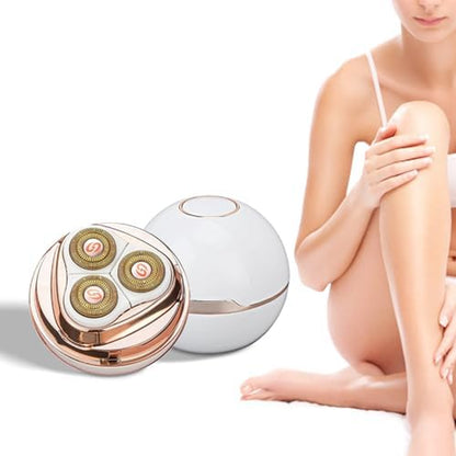 Elektrorasierer Für Frauen, Intimrasierer Für Frauen, Schmerzfreier Haarentferner Für Bein Gesicht Lippen Körper Arm Kabellos Bikini Trimmer, Kopf Körperhaarschneider
