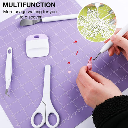 Plotter Zubehör,13 Stück Vinyl Jäten Werkzeuge Für Cricut Silhouette Unkrautschaber Silhouette Zubehör,Entgitterwerkzeug Plotter Werkzeuge Plotter Set,Cameos, Beschriftung, DIY Machen