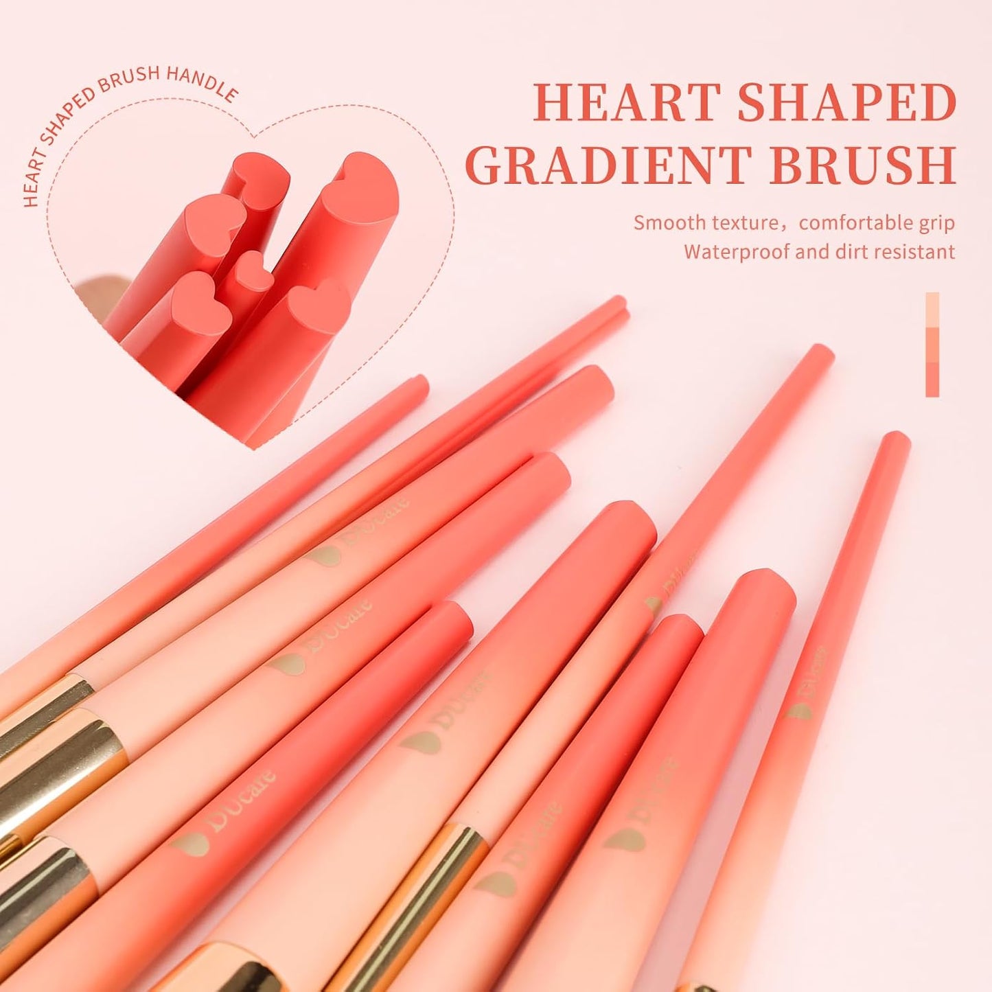 Ducare 14PCS Makeup Pinsel Set, Kosmetikpinsel Makeup Pinsel Set Mit Geschenkbox, Perfektes Valentinstag/Muttertag/Geburtstag Geschenk