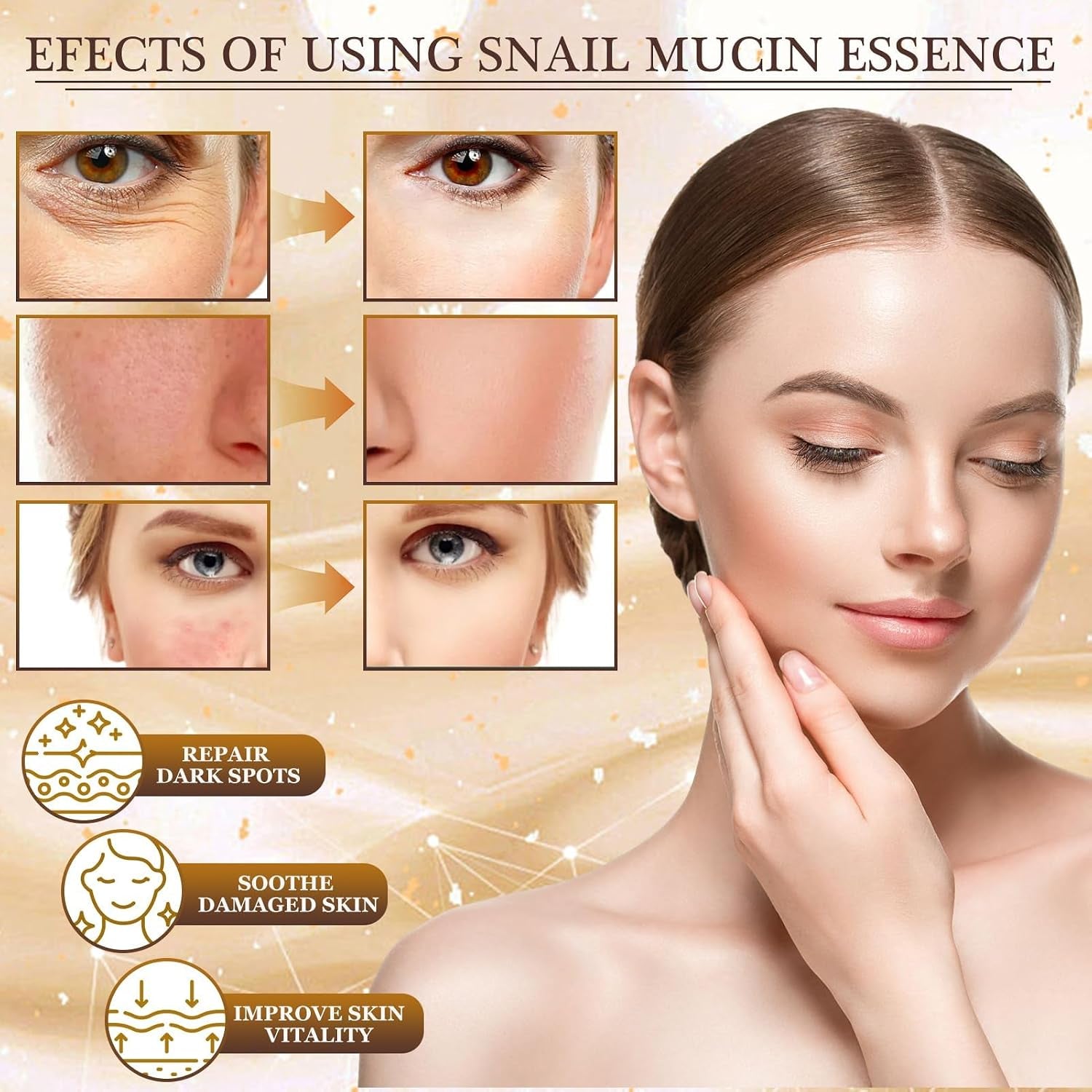 Ginseng anti Wrinkle Serum,2 Stück Ginseng Polypeptide Anti-Ageing Essence | 120ML Ginseng anti Wrinkle Serum,Peptid anti Falten Serum,Gesichtspflege Für Alle Hauttypen
