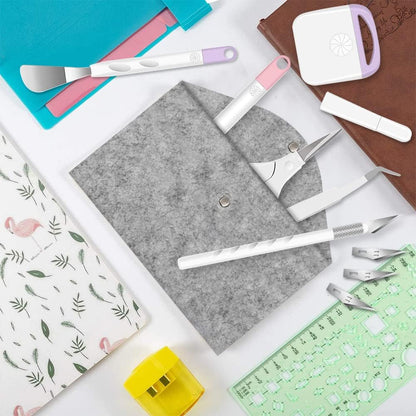 Plotter Zubehör,13 Stück Vinyl Jäten Werkzeuge Für Cricut Silhouette Unkrautschaber Silhouette Zubehör,Entgitterwerkzeug Plotter Werkzeuge Plotter Set,Cameos, Beschriftung, DIY Machen